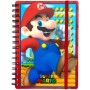 Super Mario cahier à spirale A5 Wiro 3D Mario