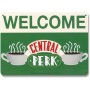 Friends panneau métal Central Perk Welcome 15 x 21 cm