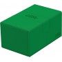 Ultimate Guard Twin Flip'n'Tray 160+ XenoSkin Monocolor Vert