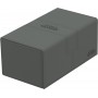 Ultimate Guard Twin Flip'n'Tray 200+ XenoSkin Monocolor Gris