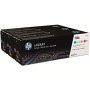 HP 128A pack de 3 toners originaux (CF371AM) pour HP Color LaserJet Pro CM1415, CP1521/CP1522/CP1523/CP1525/CP1526/CP1527/CP1528