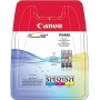 Canon CLI-521 C M Y Pack de 3 cartouches (Cyan Magenta Jaune) Certifié Canon (Plastique Obsolète 2018)