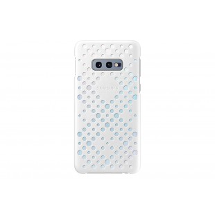 Double coque perforée blanche et jaune EF-XG970CW Samsung pour Galaxy S10e G970