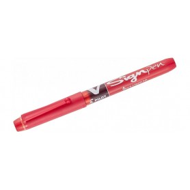 PILOT Stylos feutre V Sign Pen Pte moyenne 0,6 mm Rouge