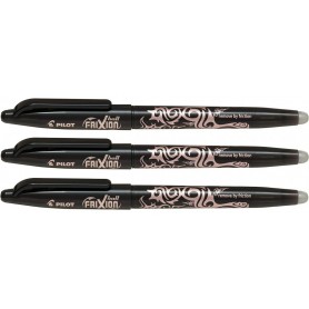  Frixion Ball 1.0 Lot de 3 balles Noir