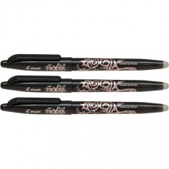  Frixion Ball 1.0 Lot de 3 balles Noir
