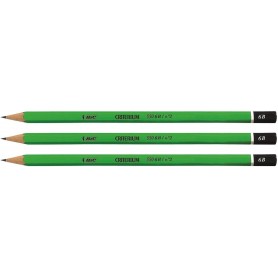 BIC Crayons papier graphite Hexagonal CRITERIUM 550 Mine 6B
