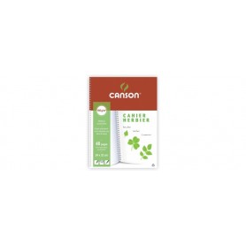CANSON Cahiers Herbier 240 x 320 mm 48 pages 180g avec Intercalaires de sechage Protection