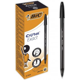 BIC Stylo à bille Cristal Exact, noir