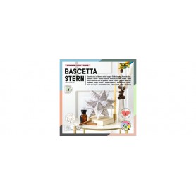folia Feuilles de papier pliable étoile Bascetta, blanc /