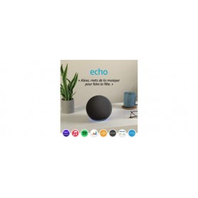 Echo (4e génération) | Enceinte connectée Bluetooth et Wi-Fi au son premium, avec Dolby, hub connecté et Alexa | Anthracite