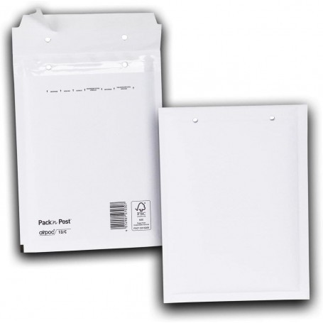 MAILmedia Pochette à bulle d'air, type 13/C, 10 g, blanc