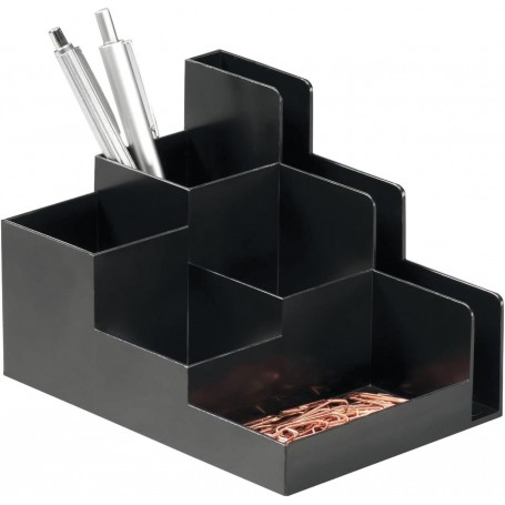 Durable 213619 Organiseur de bureau Optimo, 6 compartiments, polystyrène, 162 x 110 x 118 mm, anthracite