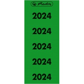 herlitz Etiquette imprime pour classeur anne 2024, vert