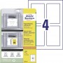 AVERY Zweckform Art. 8001-20 Lot de 20 feuilles d'étiquettes pour étagères, boîtes, conteneurs et logistiques 120 x 80 mm