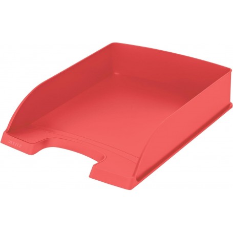 LEITZ Corbeille courrier Recycle, A4, polystyrne, rouge