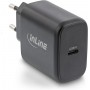 InLine® USB PD power supply, GaN charger, Single USB-C, Power Delivery, 65W, black