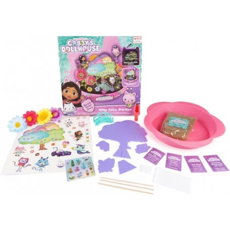 Gabby's Dollhouse Kitty Fairy Garden - Kit de loisirs créatifs