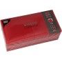 Lot de 150 serviettes de table "Daily Collection" Pliage en 4 Bordeaux 24 x 24 cm