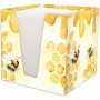RNK 46800 - Bloc-notes Honey, abeilles, 900 feuilles, 70 g/m, 92 x 92 x 92 mm en carton, 1 pièce