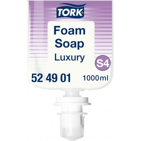 Tork Luxury Savon mousse S4, parfum fleuri, 1000 ml, 524901