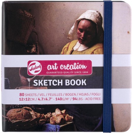 Talens Art Creation Carnet de croquis La Laitière 12 x 12 cm