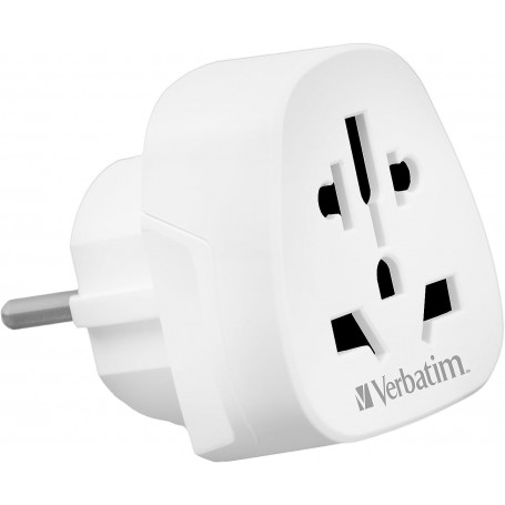  World-to-Europe WTEU‑02 Adaptateur de Voyage pour Prise européenne, Prise européenne dans Le Monde Entier, Adaptateur pour Prise USA, Royaume-Uni, Angleterre et Australie 100-250 V