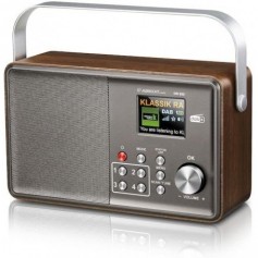  Radio numérique DR860 Senior - Radio numérique Dab+ Facile à Utiliser - pour Tout Le Monde - Polices Larges et lisibles - avec écran Couleur - Style rétro