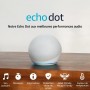  Echo Dot (5e génération, modèle 2022) | Enceinte connectée Bluetooth et Wi-Fi au son puissant encore plus imposant, avec Alexa | Blanc