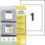 AVERY Zweckform Art. 8003-5 Lot de 5 étiquettes porte-étiquettes 220 x 160 mm à coller avec toutes les étiquettes sans résidus pour étagères, boîtes, conteneurs dans l'entrepôt et la logistique 5