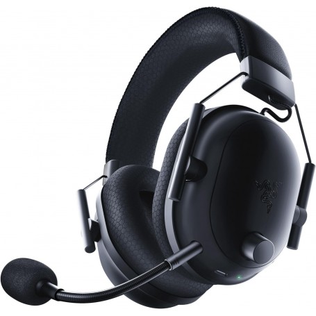 Razer BlackShark V2 Pro (2023) - Casque sans fil E-Sports Premium (Microphone HyperClear Super Wideband, TriForce Titanium 50mm, Technologie sans fil HyperSpeed, Batterie jusqu'à 70 heures) Noir