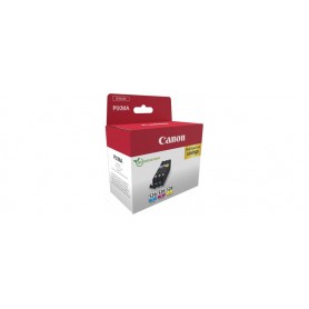 Canon CLI-526 C M Y Pack de 3 Cartouches (Cyan Magenta Jaune) Certifié (Carton Recyclable 2024)