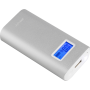 Batterie externe PNY argentée 5200 mAh avec câble USB/micro USB 