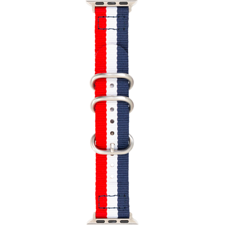 Bracelet Nato Ap Watch 42/44/45/49mm Boucle silver