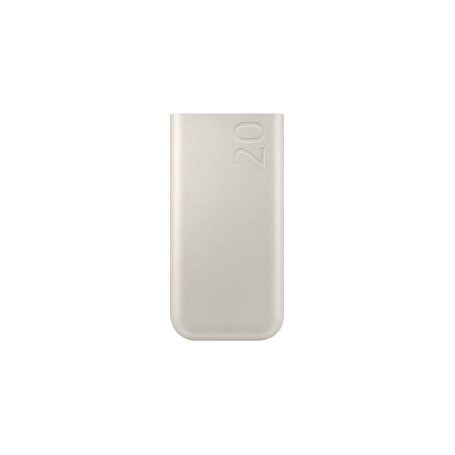 Powerbank 20 000mAh 45W matériaux recyclés Beige