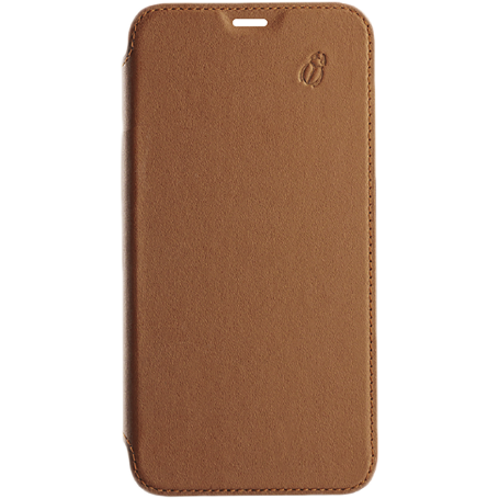 FOLIO IP 11 pro CUIR TRANSPARENT CAMEL
