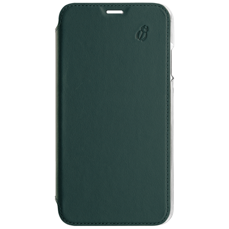 CRYSTAL LEATHER FOLIO IP11 PRO CUIR - GREEN