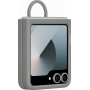 Coque silicone avec anneau G Z Flip 6 Gris