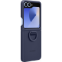 Coque silicone avec anneau G Z Flip 6 Bleu Nuit