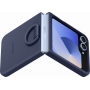 Coque silicone avec anneau G Z Flip 6 Bleu Nuit
