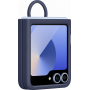 Coque silicone avec anneau G Z Flip 6 Bleu Nuit