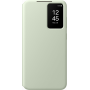Etui Smart View avec porte-carte G S24+ Vert Clair