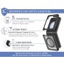 FC DUO Frost MagSafe Galaxy Z Flip 6 Noir