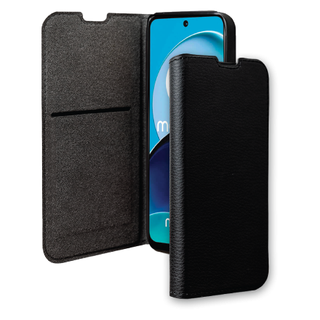 Folio Wallet 65% GRS Motorola g14 Noir