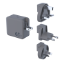 CS voyage 65W PD GaN USBA+2C US/UK/EU/AU Recyclé G