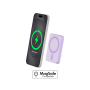 PB MagSafe 5000mAh Mini Magnet USB C 15W Violet