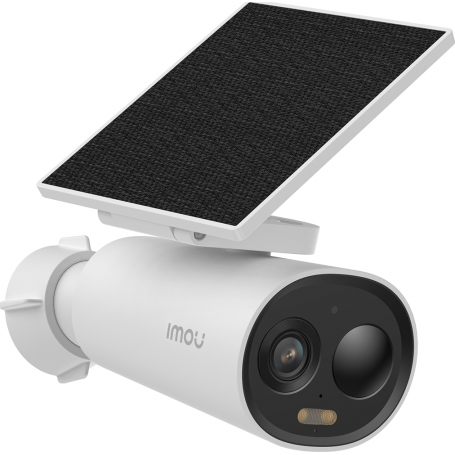 Caméra ext + panneau solaire Cell3C QHD 3MP Blanc