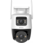 Caméra extérieure fixe 3MP + PT 3MP Blanc