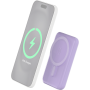 PB MagSafe 5000mAh Magnet USB A+C 10W Violet