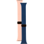 Pack 2 bracelets Apple Watch 42/44/45/49 bleu/rose